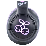 OTL Technologies Kuromi LED Light-Up Wireless On-Ear Headphones - Black / Purple