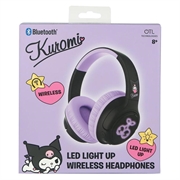 OTL Technologies Kuromi LED Light-Up Wireless On-Ear Headphones - Black / Purple