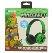 OTL Technologies Minecraft Creeper Kids Wireless Headphones - Green