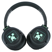 OTL Technologies Minecraft Creeper LED Light-Up Wireless Headphones - Black / Green