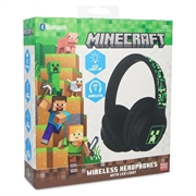 OTL Technologies Minecraft Creeper LED Light-Up Wireless Headphones - Black / Green