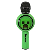 OTL Technologies Minecraft Creeper PopSing LED Light-Up Wireless Karaoke Microphone