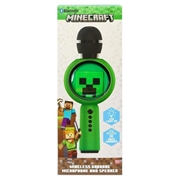 OTL Technologies Minecraft Creeper PopSing LED Light-Up Wireless Karaoke Microphone