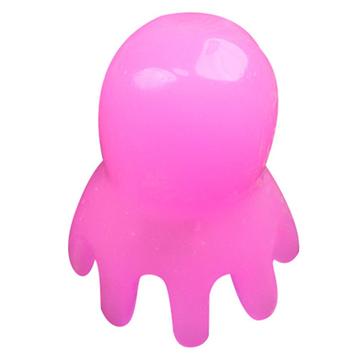 Octopus Flexible Scalp Massager Brush - Hot Pink