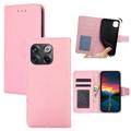 OnePlus 10T Wallet Case with Magnetic Closure - Pink