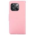 OnePlus 10T Wallet Case with Magnetic Closure - Pink