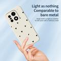 OnePlus 15 Heart Pattern Slim TPU Case - White / Black