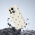 OnePlus 15 Heart Pattern Slim TPU Case - White / Black