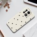 OnePlus 15 Heart Pattern Slim TPU Case - White / Black