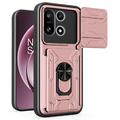 OnePlus 15 Rotary Ring Hybrid Case with Camera Shield - Rose Gold