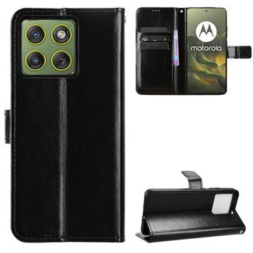 Motorola Edge 70 Wallet Case with Stand - Black
