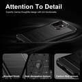 OnePlus 15T Brushed TPU Case - Carbon Fiber - Black