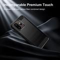 OnePlus 15T Brushed TPU Case - Carbon Fiber - Black
