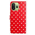 OnePlus 15T Polka Dot Pattern Wallet Case - Red