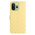 OnePlus 15T Polka Dot Pattern Wallet Case - Yellow
