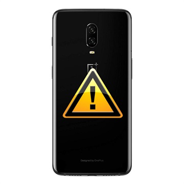OnePlus 6T Battery Cover Repair - Mirror Black