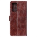 OnePlus 9 Pro Wallet Case with Magnetic Closure - Brown