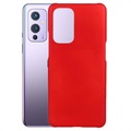 OnePlus 9 Rubberized Plastic Case - Red