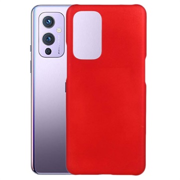 OnePlus 9 Rubberized Plastic Case - Red