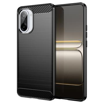OnePlus Ace 5 Racing/Nord CE5 Brushed TPU Case - Carbon Fiber - Black