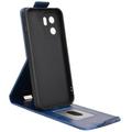 OnePlus Ace 6 Ultra Vertical Flip Case with Stand - Dark Blue