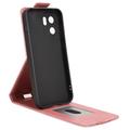 OnePlus Ace 6 Ultra Vertical Flip Case with Stand - Rose Gold