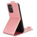 OnePlus Ace 6 Ultra Vertical Flip Case with Stand - Rose Gold