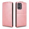 OnePlus Ace 6 Ultra Vertical Flip Case with Stand - Rose Gold