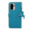 OnePlus Ace 6 Ultra Wallet Leather Case with RFID - Blue