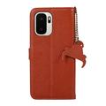 OnePlus Ace 6 Ultra Wallet Leather Case with RFID - Brown