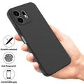 OnePlus N6 Liquid Silicone Case with Hand Strap - Black