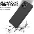 OnePlus N6 Liquid Silicone Case with Hand Strap - Black