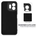 OnePlus N6 Liquid Silicone Case with Hand Strap - Black
