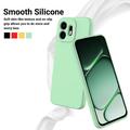 OnePlus N6 Liquid Silicone Case with Hand Strap - Green