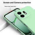 OnePlus N6 Liquid Silicone Case with Hand Strap - Green