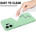 OnePlus N6 Liquid Silicone Case with Hand Strap - Green