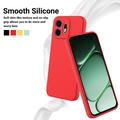 OnePlus N6 Liquid Silicone Case with Hand Strap - Red