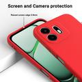 OnePlus N6 Liquid Silicone Case with Hand Strap - Red
