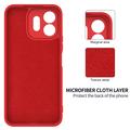OnePlus N6 Liquid Silicone Case with Hand Strap - Red