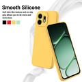 OnePlus N6 Liquid Silicone Case with Hand Strap - Yellow