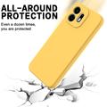 OnePlus N6 Liquid Silicone Case with Hand Strap - Yellow