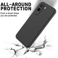 OnePlus N6x Liquid Silicone Case with Hand Strap - Black