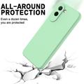 OnePlus N6x Liquid Silicone Case with Hand Strap - Green