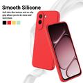 OnePlus N6x Liquid Silicone Case with Hand Strap - Red