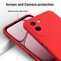 OnePlus N6x Liquid Silicone Case with Hand Strap - Red