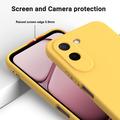 OnePlus N6x Liquid Silicone Case with Hand Strap - Yellow