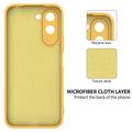 OnePlus N6x Liquid Silicone Case with Hand Strap - Yellow