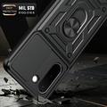 OnePlus N6x Rotary Ring Hybrid Case with Camera Shield - Black