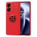 OnePlus Nord 2T Magnetic Ring Holder Case - Red