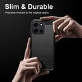 OnePlus Nord 6/Turbo 6/6V Brushed TPU Case - Carbon Fiber